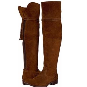 Frye suede over the knee boots😍